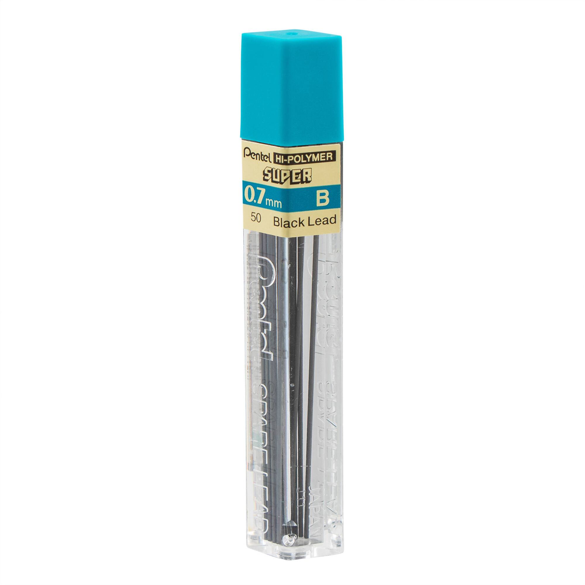 Pentel® Super Hi‑Polymer® Medium 0.7mm Mechanical Pencil Lead Refills